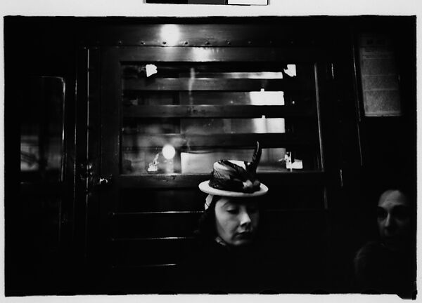 [Five 35mm Film Frames: Subway Passengers, Times Square Shuttle, New York City: Older Woman, Sailors, Young Women], Walker Evans (American, St. Louis, Missouri 1903–1975 New Haven, Connecticut), Film negative