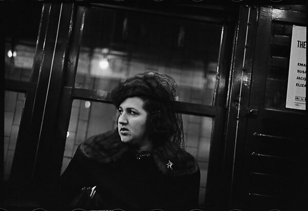 [Five 35mm Film Frames: Subway Passengers, New York City: Women and Men on Times Square Shuttle], Walker Evans (American, St. Louis, Missouri 1903–1975 New Haven, Connecticut), Film negative 
