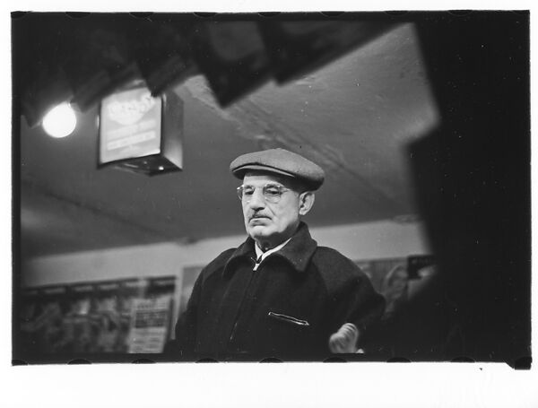 [Five 35mm Film Frames: Subway Passengers, New York City: Couple on Times Square Shuttle, Subway Newsstand Vendor, Man in Hat], Walker Evans (American, St. Louis, Missouri 1903–1975 New Haven, Connecticut), Film negative