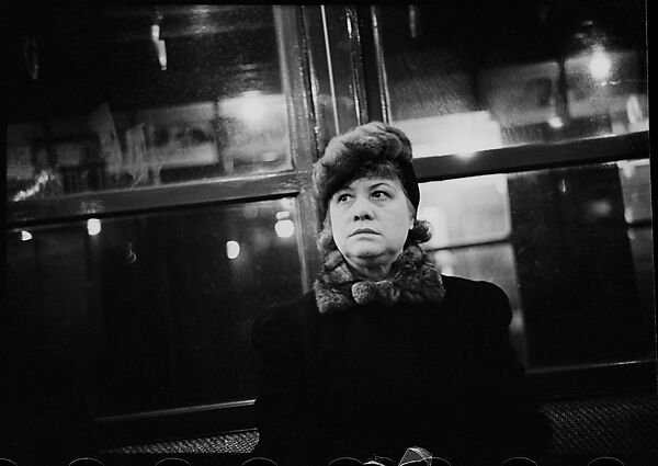 [Five 35mm Film Frames: Subway Passengers, New York City: Woman in Hat and Fur Collar Beneath "City Hall" Sign, Two Men Beneath "City Hall" Sign, Woman in Fur Hat and Collar], Walker Evans (American, St. Louis, Missouri 1903–1975 New Haven, Connecticut), Film negative