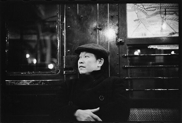 [Four 35mm Film Frames: Subway Passengers, New York City: Man in Cap and Overcoat, Man in Suit and Hat], Walker Evans (American, St. Louis, Missouri 1903–1975 New Haven, Connecticut), Film negative