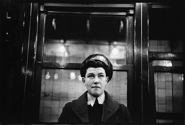 [Five 35mm Film Frames: Subway Passengers, Times Square Shuttle, New York City: Boy in Coat and Hat, Man in Hat and Scarf, Man Reading Newspaper, Two Women in Conversation], Walker Evans (American, St. Louis, Missouri 1903–1975 New Haven, Connecticut), Film negative 