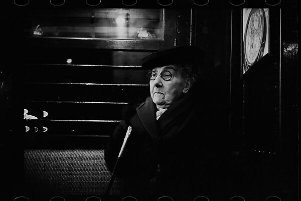 [Five 35mm Film Frames: Subway Passengers, Times Square Shuttle, New York City: Man with Eyes Shut, Young Woman in Hat Seated Between Two Men, Old Woman in Hat and Spectacles], Walker Evans (American, St. Louis, Missouri 1903–1975 New Haven, Connecticut), Film negative