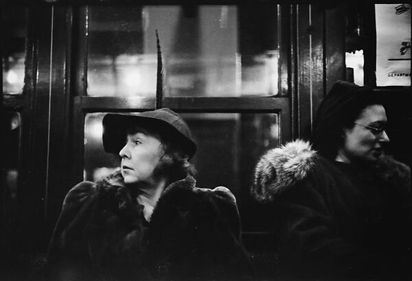 [Five 35mm Film Frames: Subway Passengers, New York City: Two Women], Walker Evans (American, St. Louis, Missouri 1903–1975 New Haven, Connecticut), Film negative