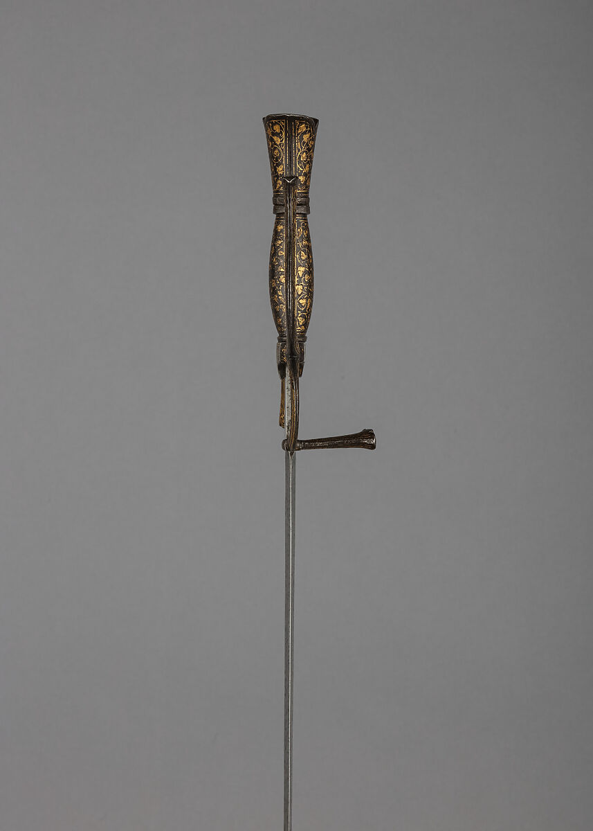 Smallsword, Steel, gold, Italian, Venice