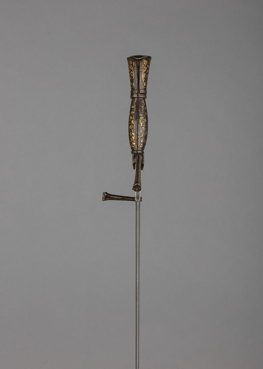 Smallsword, Steel, gold, Italian, Venice