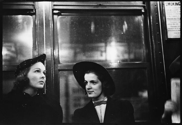 [Five 35mm Film Frames: Subway Passengers, New York City: Two Young Women], Walker Evans (American, St. Louis, Missouri 1903–1975 New Haven, Connecticut), Film negative