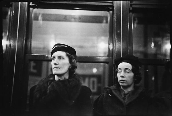 [Five 35mm Film Frames: Subway Passengers, New York City: Two Young Women], Walker Evans (American, St. Louis, Missouri 1903–1975 New Haven, Connecticut), Film negative