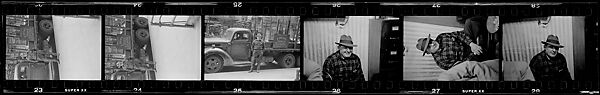 [67 Portraits of Trucking Company Executives, Commissioned by Fortune Magazine for "The Gentle Truckers", Published May 1950], Walker Evans (American, St. Louis, Missouri 1903–1975 New Haven, Connecticut), Film negative