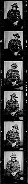 [67 Portraits of Trucking Company Executives, Commissioned by Fortune Magazine for "The Gentle Truckers", Published May 1950], Walker Evans (American, St. Louis, Missouri 1903–1975 New Haven, Connecticut), Film negative