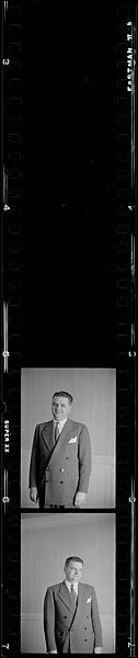 [67 Portraits of Trucking Company Executives, Commissioned by Fortune Magazine for "The Gentle Truckers", Published May 1950], Walker Evans (American, St. Louis, Missouri 1903–1975 New Haven, Connecticut), Film negative