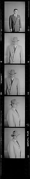 [67 Portraits of Trucking Company Executives, Commissioned by Fortune Magazine for "The Gentle Truckers", Published May 1950], Walker Evans (American, St. Louis, Missouri 1903–1975 New Haven, Connecticut), Film negative