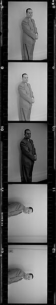 [67 Portraits of Trucking Company Executives, Commissioned by Fortune Magazine for "The Gentle Truckers", Published May 1950], Walker Evans (American, St. Louis, Missouri 1903–1975 New Haven, Connecticut), Film negative