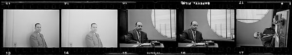[67 Portraits of Trucking Company Executives, Commissioned by Fortune Magazine for "The Gentle Truckers", Published May 1950], Walker Evans (American, St. Louis, Missouri 1903–1975 New Haven, Connecticut), Film negative