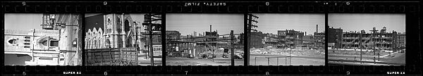 [118 Views from Train, Commissioned by Fortune Magazine for "Along the Right of Way", Published September 1950], Walker Evans (American, St. Louis, Missouri 1903–1975 New Haven, Connecticut), Film negative