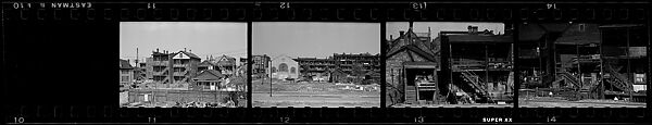 [118 Views from Train, Commissioned by Fortune Magazine for "Along the Right of Way", Published September 1950], Walker Evans (American, St. Louis, Missouri 1903–1975 New Haven, Connecticut), Film negative
