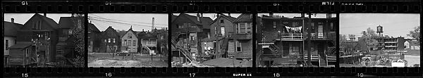 [118 Views from Train, Commissioned by Fortune Magazine for "Along the Right of Way", Published September 1950], Walker Evans (American, St. Louis, Missouri 1903–1975 New Haven, Connecticut), Film negative