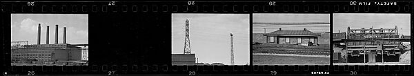 [118 Views from Train, Commissioned by Fortune Magazine for "Along the Right of Way", Published September 1950], Walker Evans (American, St. Louis, Missouri 1903–1975 New Haven, Connecticut), Film negative