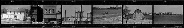 [118 Views from Train, Commissioned by Fortune Magazine for "Along the Right of Way", Published September 1950], Walker Evans (American, St. Louis, Missouri 1903–1975 New Haven, Connecticut), Film negative