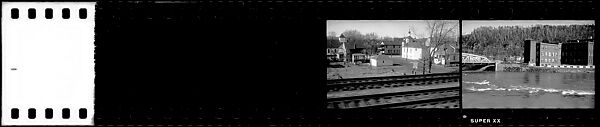 [118 Views from Train, Commissioned by Fortune Magazine for "Along the Right of Way", Published September 1950], Walker Evans (American, St. Louis, Missouri 1903–1975 New Haven, Connecticut), Film negative