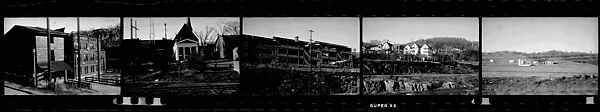 [118 Views from Train, Commissioned by Fortune Magazine for "Along the Right of Way", Published September 1950], Walker Evans (American, St. Louis, Missouri 1903–1975 New Haven, Connecticut), Film negative