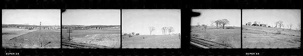 [118 Views from Train, Commissioned by Fortune Magazine for "Along the Right of Way", Published September 1950], Walker Evans (American, St. Louis, Missouri 1903–1975 New Haven, Connecticut), Film negative