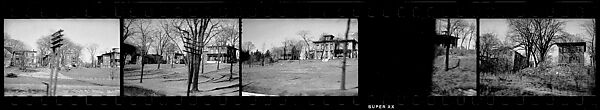 [118 Views from Train, Commissioned by Fortune Magazine for "Along the Right of Way", Published September 1950], Walker Evans (American, St. Louis, Missouri 1903–1975 New Haven, Connecticut), Film negative