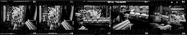 [317 Views and Studies of Ohio Clay Plants, Factory Interiors, Machinery, and Workers, Commissioned by Fortune Magazine for "Clay: The Commonest Industrial Raw Material", Published January 1951], Walker Evans (American, St. Louis, Missouri 1903–1975 New Haven, Connecticut), Film negative