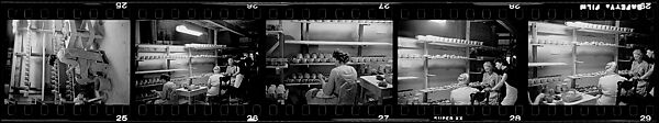 [317 Views and Studies of Ohio Clay Plants, Factory Interiors, Machinery, and Workers, Commissioned by Fortune Magazine for "Clay: The Commonest Industrial Raw Material", Published January 1951], Walker Evans (American, St. Louis, Missouri 1903–1975 New Haven, Connecticut), Film negative