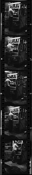 [317 Views and Studies of Ohio Clay Plants, Factory Interiors, Machinery, and Workers, Commissioned by Fortune Magazine for "Clay: The Commonest Industrial Raw Material", Published January 1951], Walker Evans (American, St. Louis, Missouri 1903–1975 New Haven, Connecticut), Film negative