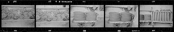 [317 Views and Studies of Ohio Clay Plants, Factory Interiors, Machinery, and Workers, Commissioned by Fortune Magazine for "Clay: The Commonest Industrial Raw Material", Published January 1951], Walker Evans (American, St. Louis, Missouri 1903–1975 New Haven, Connecticut), Film negative