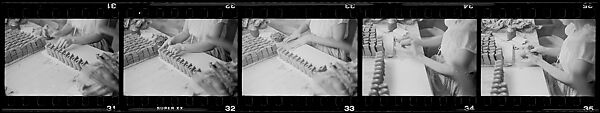 [317 Views and Studies of Ohio Clay Plants, Factory Interiors, Machinery, and Workers, Commissioned by Fortune Magazine for "Clay: The Commonest Industrial Raw Material", Published January 1951], Walker Evans (American, St. Louis, Missouri 1903–1975 New Haven, Connecticut), Film negative