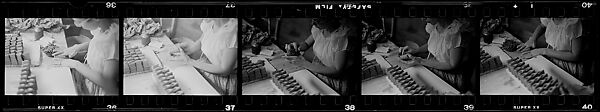 [317 Views and Studies of Ohio Clay Plants, Factory Interiors, Machinery, and Workers, Commissioned by Fortune Magazine for "Clay: The Commonest Industrial Raw Material", Published January 1951], Walker Evans (American, St. Louis, Missouri 1903–1975 New Haven, Connecticut), Film negative