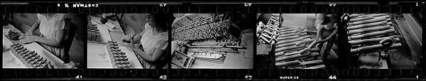 [317 Views and Studies of Ohio Clay Plants, Factory Interiors, Machinery, and Workers, Commissioned by Fortune Magazine for "Clay: The Commonest Industrial Raw Material", Published January 1951], Walker Evans (American, St. Louis, Missouri 1903–1975 New Haven, Connecticut), Film negative