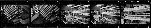 [317 Views and Studies of Ohio Clay Plants, Factory Interiors, Machinery, and Workers, Commissioned by Fortune Magazine for "Clay: The Commonest Industrial Raw Material", Published January 1951], Walker Evans (American, St. Louis, Missouri 1903–1975 New Haven, Connecticut), Film negative