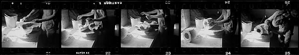 [317 Views and Studies of Ohio Clay Plants, Factory Interiors, Machinery, and Workers, Commissioned by Fortune Magazine for "Clay: The Commonest Industrial Raw Material", Published January 1951], Walker Evans (American, St. Louis, Missouri 1903–1975 New Haven, Connecticut), Film negative