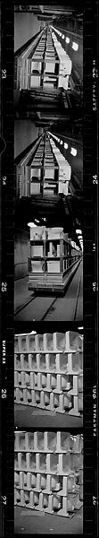[317 Views and Studies of Ohio Clay Plants, Factory Interiors, Machinery, and Workers, Commissioned by Fortune Magazine for "Clay: The Commonest Industrial Raw Material", Published January 1951], Walker Evans (American, St. Louis, Missouri 1903–1975 New Haven, Connecticut), Film negative