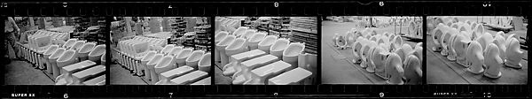 [317 Views and Studies of Ohio Clay Plants, Factory Interiors, Machinery, and Workers, Commissioned by Fortune Magazine for "Clay: The Commonest Industrial Raw Material", Published January 1951], Walker Evans (American, St. Louis, Missouri 1903–1975 New Haven, Connecticut), Film negative