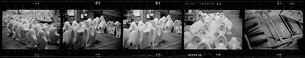 [317 Views and Studies of Ohio Clay Plants, Factory Interiors, Machinery, and Workers, Commissioned by Fortune Magazine for "Clay: The Commonest Industrial Raw Material", Published January 1951], Walker Evans (American, St. Louis, Missouri 1903–1975 New Haven, Connecticut), Film negative