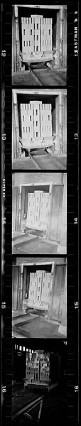 [317 Views and Studies of Ohio Clay Plants, Factory Interiors, Machinery, and Workers, Commissioned by Fortune Magazine for "Clay: The Commonest Industrial Raw Material", Published January 1951], Walker Evans (American, St. Louis, Missouri 1903–1975 New Haven, Connecticut), Film negative