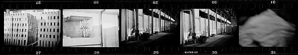 [317 Views and Studies of Ohio Clay Plants, Factory Interiors, Machinery, and Workers, Commissioned by Fortune Magazine for "Clay: The Commonest Industrial Raw Material", Published January 1951], Walker Evans (American, St. Louis, Missouri 1903–1975 New Haven, Connecticut), Film negative