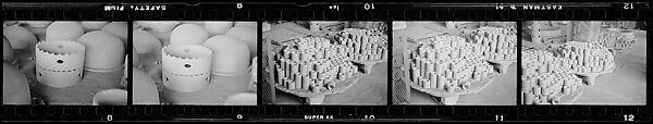 [317 Views and Studies of Ohio Clay Plants, Factory Interiors, Machinery, and Workers, Commissioned by Fortune Magazine for "Clay: The Commonest Industrial Raw Material", Published January 1951], Walker Evans (American, St. Louis, Missouri 1903–1975 New Haven, Connecticut), Film negative