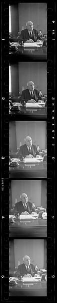 [137 Views of Massachusetts Wool Mills and Portraits of Executives, Commissioned by Fortune Magazine for "The Twilight of American Woolen", Published March 1954--STRIPS DAMAGED (HILL NUMBERS 2641-45)], Walker Evans (American, St. Louis, Missouri 1903–1975 New Haven, Connecticut), Film negative
