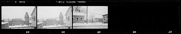[137 Views of Massachusetts Wool Mills and Portraits of Executives, Commissioned by Fortune Magazine for "The Twilight of American Woolen", Published March 1954--STRIPS DAMAGED (HILL NUMBERS 2641-45)], Walker Evans (American, St. Louis, Missouri 1903–1975 New Haven, Connecticut), Film negative