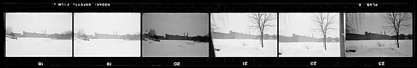 [137 Views of Massachusetts Wool Mills and Portraits of Executives, Commissioned by Fortune Magazine for "The Twilight of American Woolen", Published March 1954--STRIPS DAMAGED (HILL NUMBERS 2641-45)], Walker Evans (American, St. Louis, Missouri 1903–1975 New Haven, Connecticut), Film negative