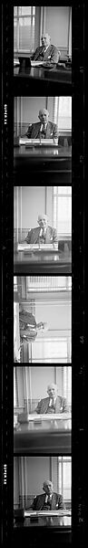 [137 Views of Massachusetts Wool Mills and Portraits of Executives, Commissioned by Fortune Magazine for "The Twilight of American Woolen", Published March 1954--STRIPS DAMAGED (HILL NUMBERS 2641-45)], Walker Evans (American, St. Louis, Missouri 1903–1975 New Haven, Connecticut), Film negative