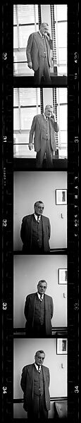 [137 Views of Massachusetts Wool Mills and Portraits of Executives, Commissioned by Fortune Magazine for "The Twilight of American Woolen", Published March 1954--STRIPS DAMAGED (HILL NUMBERS 2641-45)], Walker Evans (American, St. Louis, Missouri 1903–1975 New Haven, Connecticut), Film negative