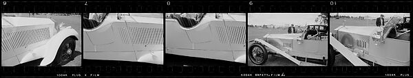 [30 Studies of Rolls-Royce Automobiles at Owners' Club Meeting in Montreal, Commissioned by Fortune Magazine for "And That is That", Published December 1958], Walker Evans (American, St. Louis, Missouri 1903–1975 New Haven, Connecticut), Film negative