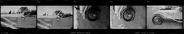 [30 Studies of Rolls-Royce Automobiles at Owners' Club Meeting in Montreal, Commissioned by Fortune Magazine for "And That is That", Published December 1958], Walker Evans (American, St. Louis, Missouri 1903–1975 New Haven, Connecticut), Film negative