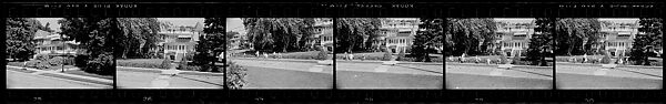 [252 Views and Studies of Harbor Point Club, Harbor Springs, Michigan, Commissioned by Fortune Magazine for "Summer at Harbor Point", Published July 1960], Walker Evans (American, St. Louis, Missouri 1903–1975 New Haven, Connecticut), Film negative